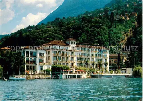 AK / Ansichtskarte  Lugano_Lago_di_Lugano_TI Strandhotel Seegarten 