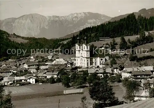 AK / Ansichtskarte 73856351 Hopfgarten_Brixental_Tirol_AT Panorama Kirche 