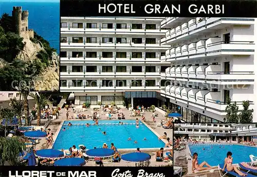 AK / Ansichtskarte 73856356 Lloret_de_Mar Hotel Gran Garbi Pools Lloret_de_Mar