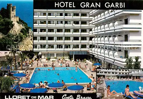 AK / Ansichtskarte  Lloret_de_Mar Hotel Gran Garbi Pools Lloret_de_Mar