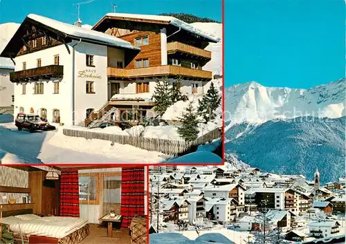AK / Ansichtskarte 73856365 Serfaus_Tirol Haus Daheim Appartement Panorama Serfaus Tirol