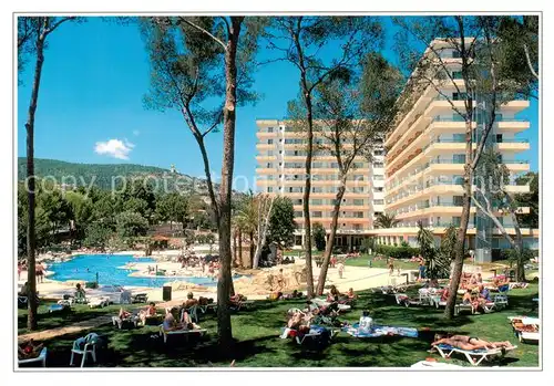 AK / Ansichtskarte 73856383 Palma_de_Mallorca_ES Hotel Belvedere Pool Landschaft 