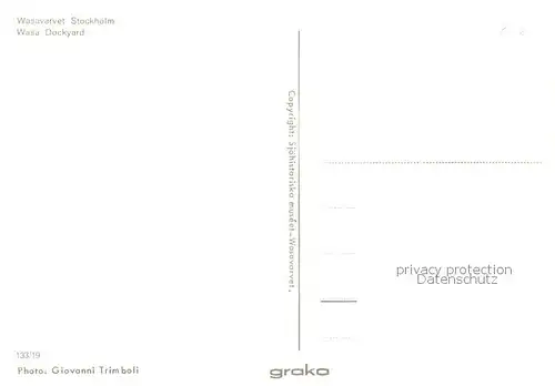 AK / Ansichtskarte  Stockholm Wasavarvet Stockholm