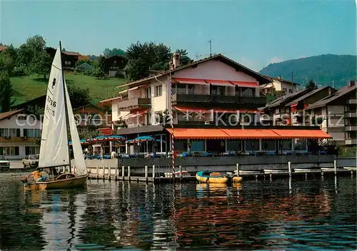 AK / Ansichtskarte  Faulensee_Bad_Thunersee_BE Hotel Restaurant Seerose 