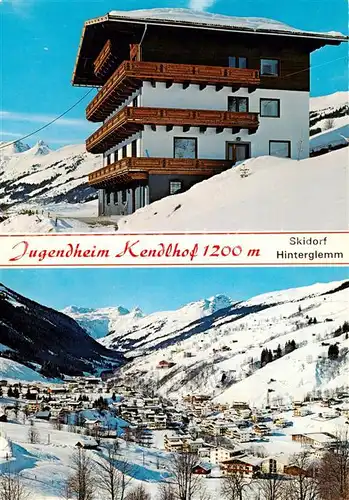 AK / Ansichtskarte  Hinterglemm_Saalbach Jugendheim Kendlhof Panorama Hinterglemm_Saalbach