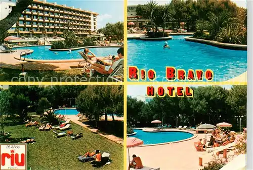 AK / Ansichtskarte 73856424 Playa_de_Palma_Mallorca Rio Bravo Hotel Pool Landschaften Playa_de_Palma_Mallorca