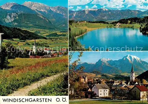 AK / Ansichtskarte 73856437 Windischgarsten_AT Lift mit Warscheneck Gleinkersee Sengsengebirge und Pyhrgas 