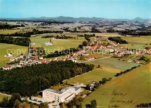 AK / Ansichtskarte  Bad_Hall_Solbad_Hall_AT Fliegeraufnahme mit Kurheim der Pensionsversicherungsanstalt 