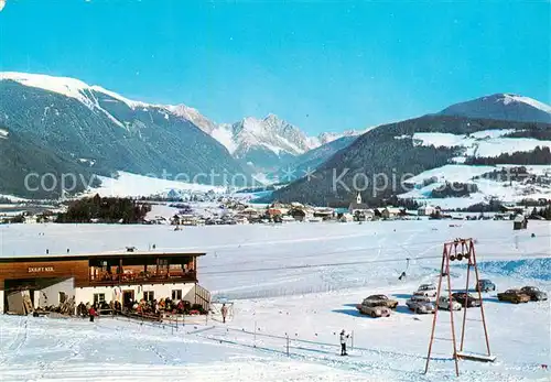 AK / Ansichtskarte 73856485 Oberolang_Pustertal Skilift Bar Panorama oberolang_Pustertal