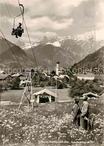 AK / Ansichtskarte  Schruns_Vorarlberg Hochjochbahn Panorama Schruns Vorarlberg