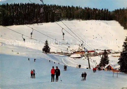 AK / Ansichtskarte  Kirchzarten Hoehengasthaus Stollenbacherhuette Schlepplift Kirchzarten