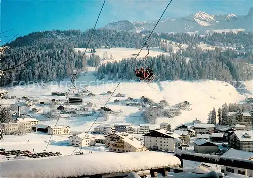AK / Ansichtskarte  Churwalden_GR mit der Sesselbahn nach Alp Staetz 