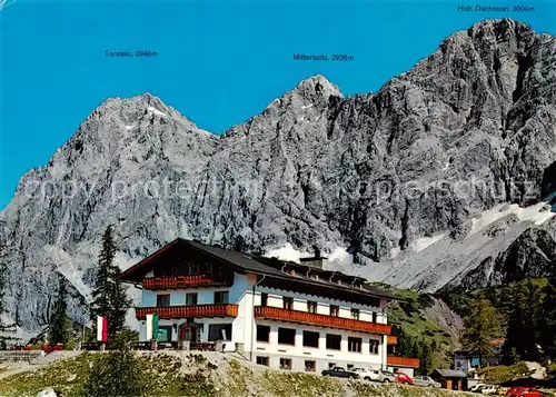 AK / Ansichtskarte  Ramsau_am_Dachstein_Schladming_Obersteiermark_AT Berghotel Tuerlwand mit Dachsteinsuedwaende 