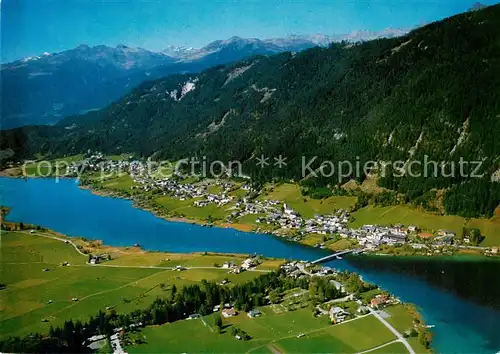 AK / Ansichtskarte  Weissensee_Kaernten_AT Fliegeraufnahme 