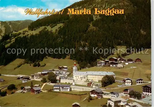 AK / Ansichtskarte  Maria-Luggau_Kaernten_AT Fliegeraufnahme mit Wallfahrtskirche 