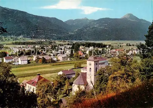 AK / Ansichtskarte  Noetsch_Gailtal_Kaernten_AT Panorama mit Kirche 