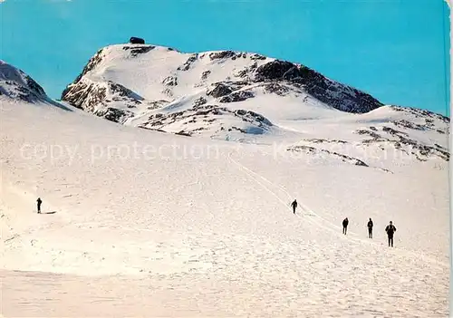 AK / Ansichtskarte  Hochkoenig_2943m_Muehlbach_am_Hochkoenig_AT Hochkoenig Gletscher mit Matrashaus Winterpanorama 