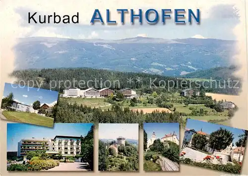 AK / Ansichtskarte 73856541 Althofen_Kaernten_AT Kur und Rehazentrum Panorama Teilansichten 