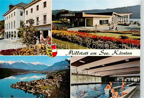 AK / Ansichtskarte  Millstatt_Millstaettersee_Kaernten_AT Kur und Kongresshaus Alpenseebad Thermozon Hallenbad 