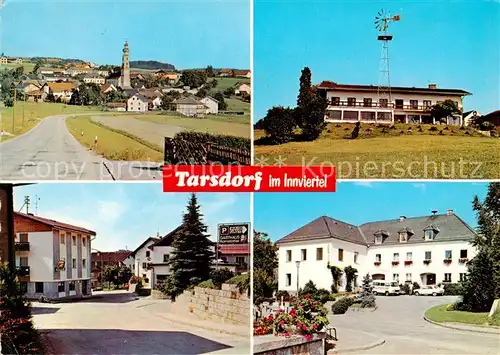 AK / Ansichtskarte 73856567 Tarsdorf_Oberoesterreich_AT Ortsansicht Gasthaeuser Ortspartie 