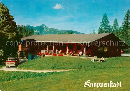 AK / Ansichtskarte 73856572 Lofer_AT Restaurant Knappenstadl mit Sonntagshorn 