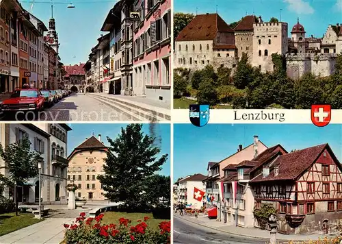 AK / Ansichtskarte  Lenzburg_AG Ortspartien Schloss Lenzburg AG