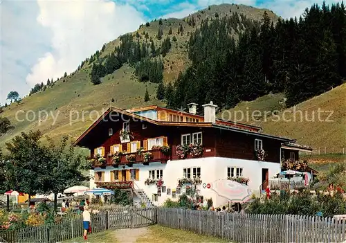 AK / Ansichtskarte  Fieberbrunn_Tirol_AT Alpengasthaus Burger Alm mit Kleberkopf 