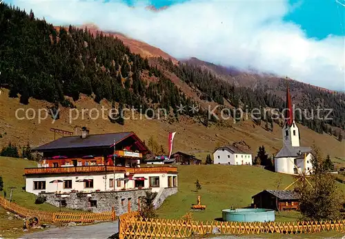 AK / Ansichtskarte  Sigmund_St Alpengasthof Hubertus Kirche Sigmund_St