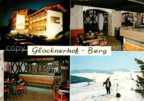 AK / Ansichtskarte  Berg_Drautal_Kaernten_AT Hotel Glocknerhof Gastraeume Bar Panorama 