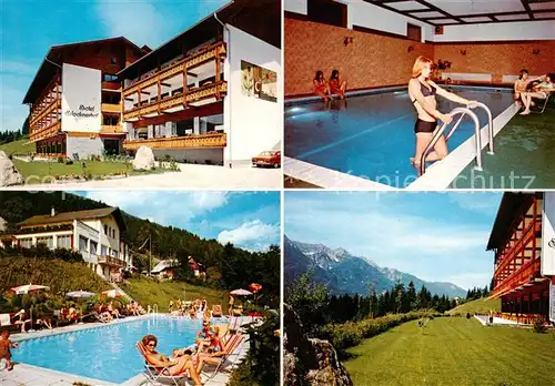 AK / Ansichtskarte 73856642 Berg_Drautal_Kaernten_AT Hotel Pension Glocknerhof Hallen und Freibad 