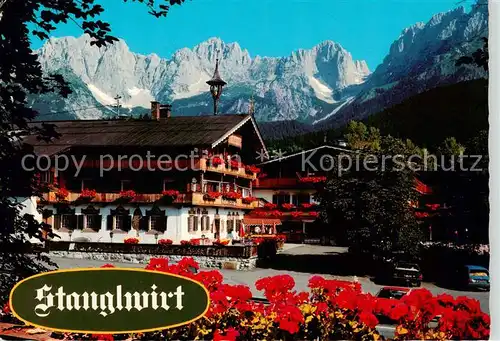 AK / Ansichtskarte  Going_Ellmau_Wilden_Kaiser_Tirol_AT Gasthof Stanglwirt 