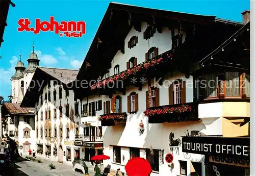 AK / Ansichtskarte  St_Johann_Tirol Strassenpartie St_Johann_Tirol