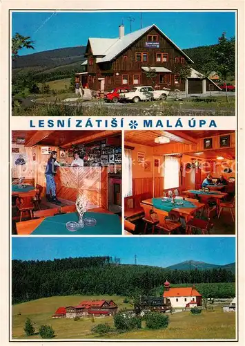 AK / Ansichtskarte 73856682 Mala_Upa_Kleinaupa_CZ Chata Lesni zatisi Krkonose Berghotel im Riesengebirge 