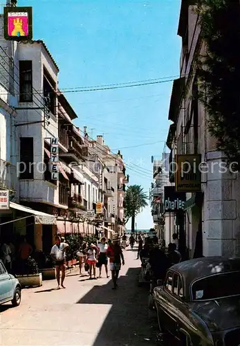 AK / Ansichtskarte  Sitges_ES Playa de Oro La popular Calle Dos de Mayo 