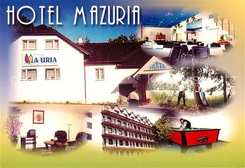 AK / Ansichtskarte  Mragowo_Sensburg_Masuren_PL Hotel Mazuria Teilansichten 