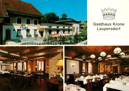 AK / Ansichtskarte  Laupersdorf Gasthaus Krone Gastraeume Laupersdorf