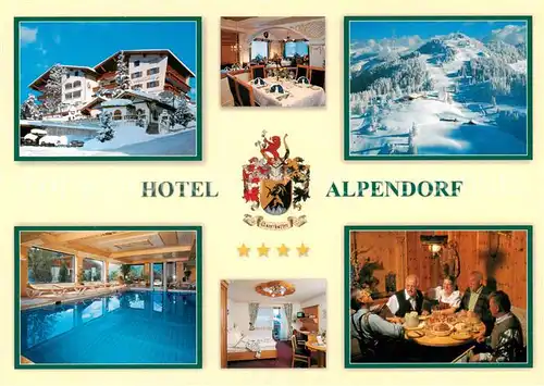 AK / Ansichtskarte 73856735 St_Johann_Pongau Hotel Alpendorf Gastraeume Hallenbad Panorama St_Johann_Pongau