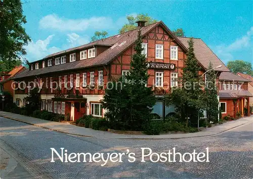 AK / Ansichtskarte 73856758 Fassberg Niemeyers Posthotel Fassberg