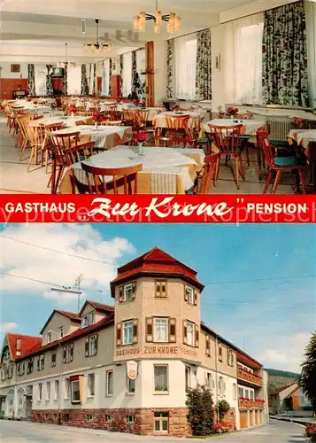 AK / Ansichtskarte  Zell_Odenwald Gasthaus Zur Krone Pension Zell Odenwald