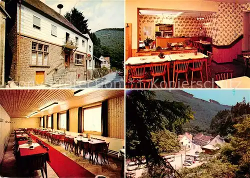 AK / Ansichtskarte  Helmbach_Elmstein Gasthaus Pension Lueneburger Gaststube Speisesaal Panorama Helmbach_Elmstein