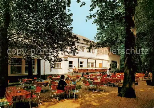 AK / Ansichtskarte  Krefeld_Crefeld Cafe und Restaurant Bergschaenke Gartenwirtschaft 