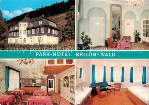 AK / Ansichtskarte 73856776 Brilon Park Hotel Gastraeume Zimmer Brilon