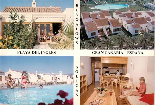 AK / Ansichtskarte 73856835 Playa_del_Ingles_Gran_Canaria_ES Bungalows Solican Swimming Pool 