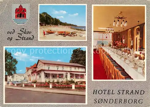 AK / Ansichtskarte 73856836 Sonderborg_DK Hotel Strand Restaurant 