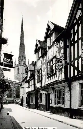 AK / Ansichtskarte  Shrewsbury__UK Church Street 