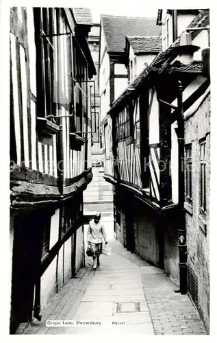 AK / Ansichtskarte  Shrewsbury__UK Grope Lane 