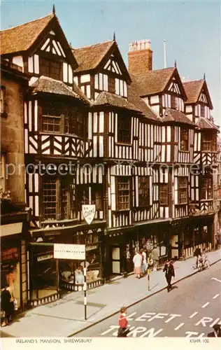 AK / Ansichtskarte  Shrewsbury__UK Irelands Mansion 