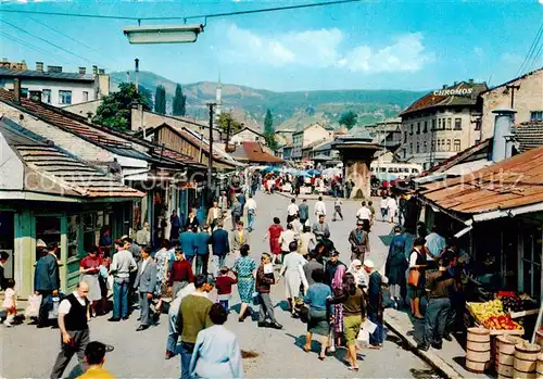 AK / Ansichtskarte 73856915 Sarajevo_Bosnia-Herzegovina Bascarsija 