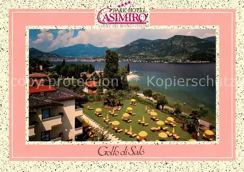 AK / Ansichtskarte 73856928 San_Felice_del_Benaco_VenetoIT Park Hotel Casimiro 