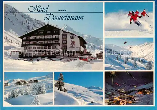 AK / Ansichtskarte 73856933 Obergurgl_Soelden_oetztal_Tirol Hotel Deutschmann Panorama Sessellift 